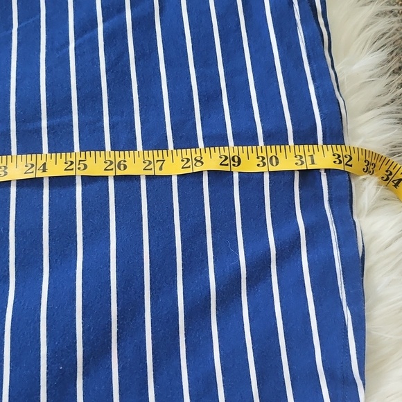 Rafaella Blue and White Striped Dress with Adjustable Waist - Picture 13 of 15